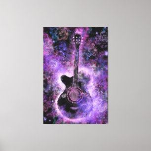 Klassischer Gitarren-Leinwanddruck Leinwanddruck
