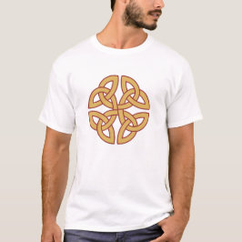 Klassischer Golden Celtic Knot T-Shirt