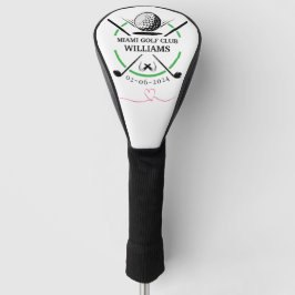 Klassischer Golf Club Player Name Golf Head Cover Golf Headcover