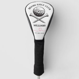 Klassischer Golf Club Player Name Golf Head Cover Headcover