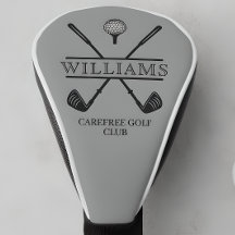 Klassischer Golf Club Player Name Golf Head Cover
