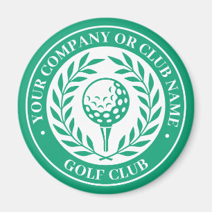 Klassischer Golf-Sieg-Kranz mit individuellem Name Magnet