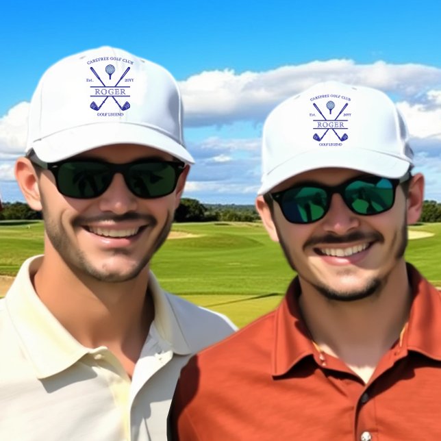 Klassischer Golfclub Name Deep Blue Truckerkappe (Von Creator hochgeladen)