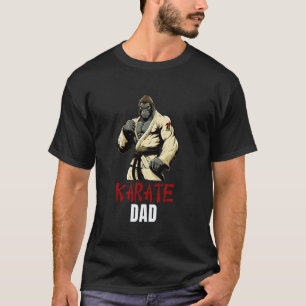 Klassischer Gorilla-Karate-Vater - Süße Kampfsport T-Shirt