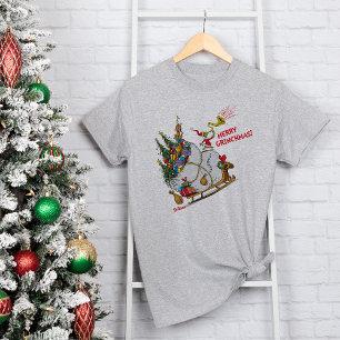 Klassischer Grinch   Frohe Grinch-Weihnachten! Tri-Blend Shirt