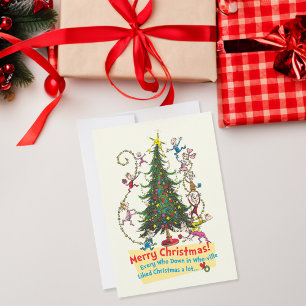 Klassischer Grinch   Frohe Weihnachten! Feiertagskarte