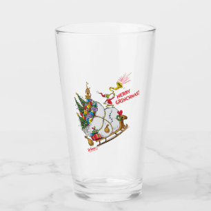 Klassischer Grinch   Fröhliche Grinchmas! Glas