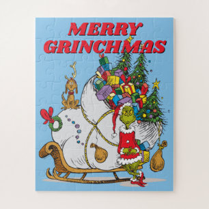 Klassischer Grinch Grinch & Max mit Schlitten