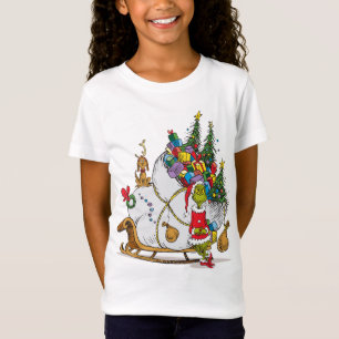 Klassischer Grinch   Grinch & Max mit Schlitten T-Shirt