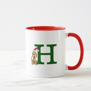 Klassischer Grinch Max Monogramm H Tasse