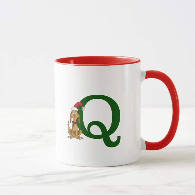 Klassischer Grinch Max | Monogramm Q Tasse (Rechts)