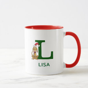 Klassischer Grinch Max Name & Monogramm L Tasse