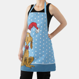 Klassischer Grinch Max - Weihnachtsmannmütze Schürze