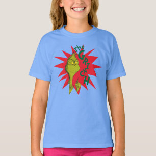 Klassischer Grinch   Rote Sternenexplosion T-Shirt
