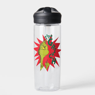 Klassischer Grinch Roter Sternenfunkler Trinkflasche