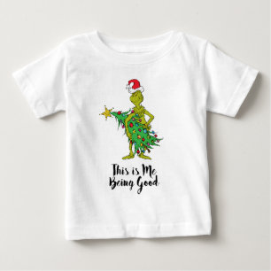 Klassischer Grinch Unartig Baby T-shirt