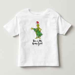 Klassischer Grinch   Unartig Kleinkind T-shirt