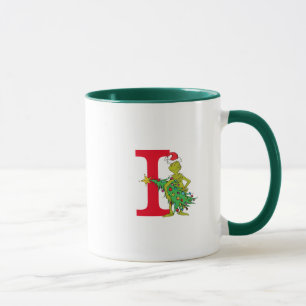 Klassischer Grinch Unartiges Monogramm I Tasse