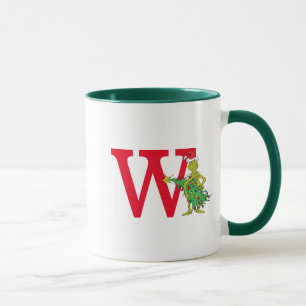 Klassischer Grinch Unartiges Monogramm W Tasse