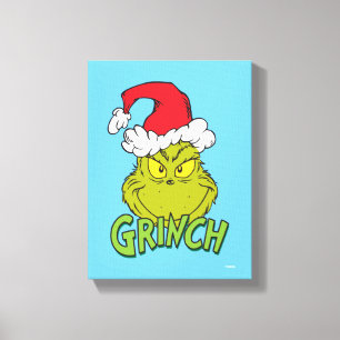 Klassischer Grinch Ungezogen oder Artig Leinwanddruck