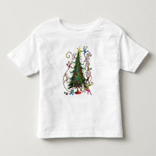 Klassischer Grinch Weihnachtsbaum Kleinkind T-shirt