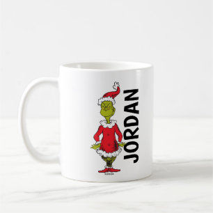 Klassischer Grinch Weihnachtsmann Custom Kaffeetasse