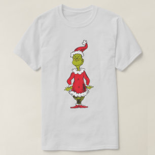 Klassischer Grinch Weihnachtsmann T-Shirt