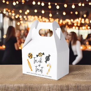 Klassischer Halloween Candy Trick oder Treat Geschenkschachtel