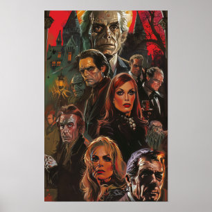 Klassischer Hammer-Horrorfilm-Plakat Poster