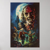 Klassischer Hammer-Horrorfilm-Plakat