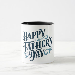 Klassischer Happy Father's Day Becher für Dad Re Tasse