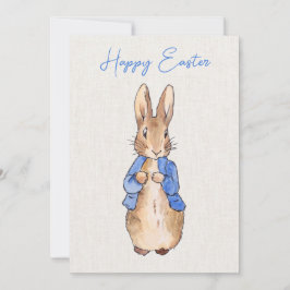 Klassischer Hase Feiertagskarte