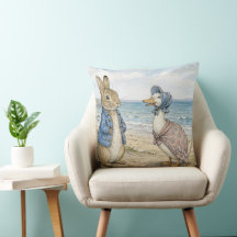 Klassischer Hase und Teichente am Meer