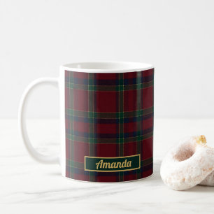 Klassischer Heritage-Tartan-Weihnachtsbecher Kaffeetasse