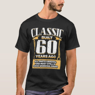 Klassischer Herren-60-Jähriger, vor 60 Jahren geba T-Shirt