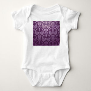 Klassischer Hintergrund: Nahtloses Vintages Design Baby Strampler
