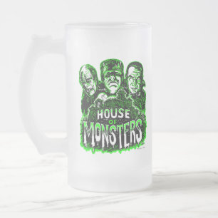Klassischer Horror des House of Monsters Mattglas Bierglas