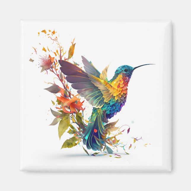 Klassischer Humminbird-Kühlschrankmagnet Magnet (Vorne)
