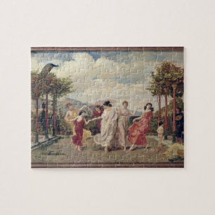 Klassischer Idyll (Öl auf Leinwand)