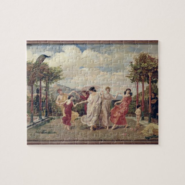 Klassischer Idyll (Öl auf Leinwand) (Horizontal)
