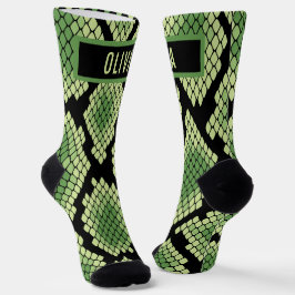 Klassischer Individuelle Name Schlange Muster für  Socken
