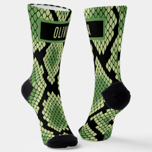 Klassischer Individuelle Name Schlange Muster für Socken