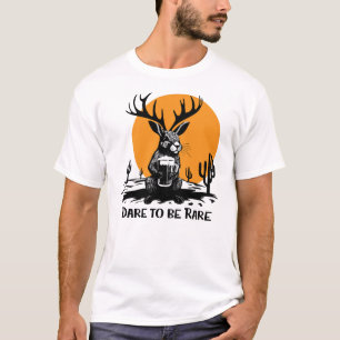 Klassischer Jack-a-lope wagen sich, seltene Dinge  T-Shirt