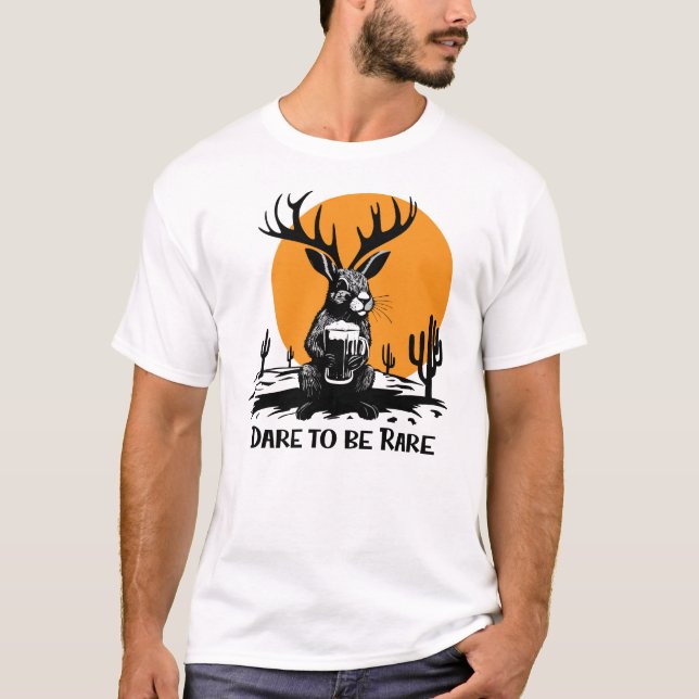Klassischer Jack-a-lope wagen sich, seltene Dinge  T-Shirt (Vorderseite)