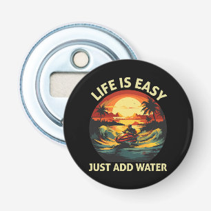 Klassischer Jet Ski Skier Flaschenöffner