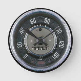 Klassischer Käfer Tachometer Oldtimer Runde Wanduhr