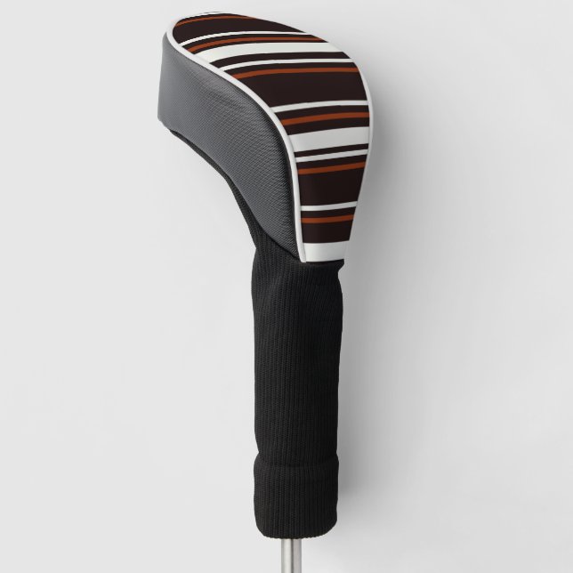 Klassischer Kaffee Brown Golf Headcover (angewinkelt)