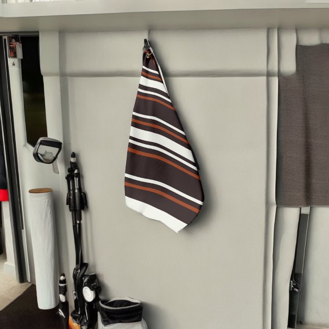 Klassischer Kaffee Brown Golfhandtuch (Golf Towel)