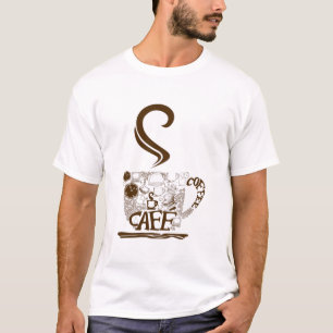 klassischer Kaffee-Shirt T-Shirt