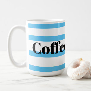Klassischer Kaffeebecher - Blaue Ringe Kaffeetasse